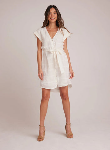 The Belted Cap Sleeve Dress