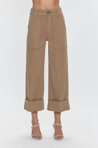 The Maya Cuffed Hem Wide Leg Pant