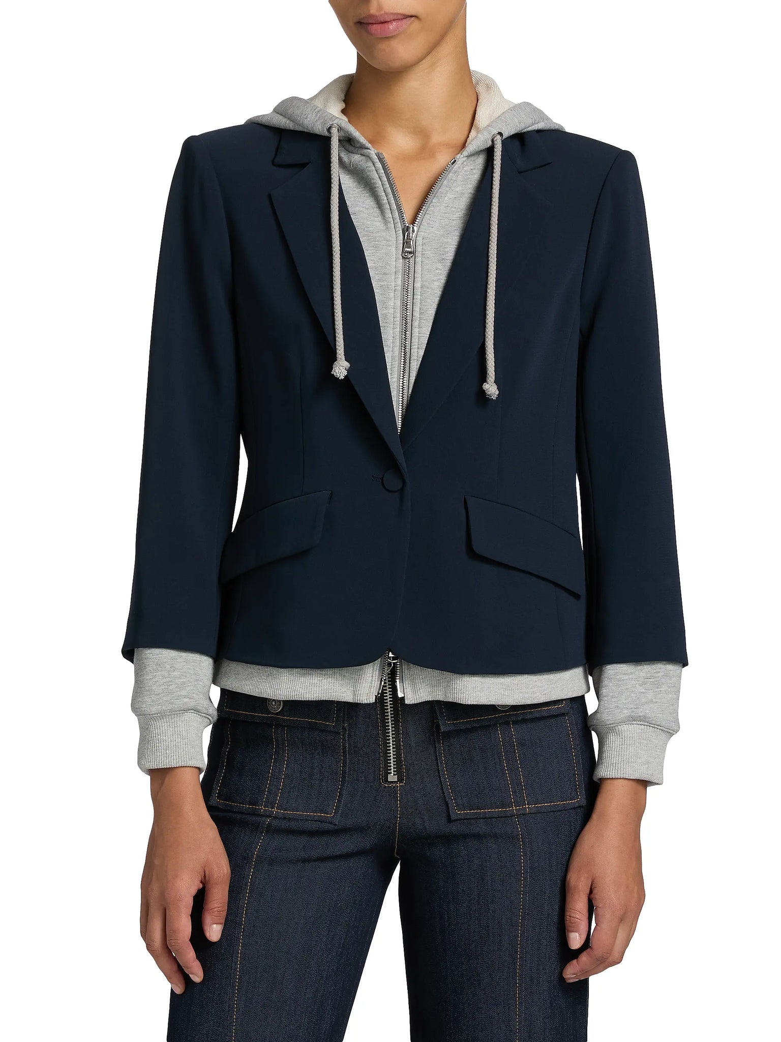 The Zip Up Le Petit Khloe Navy