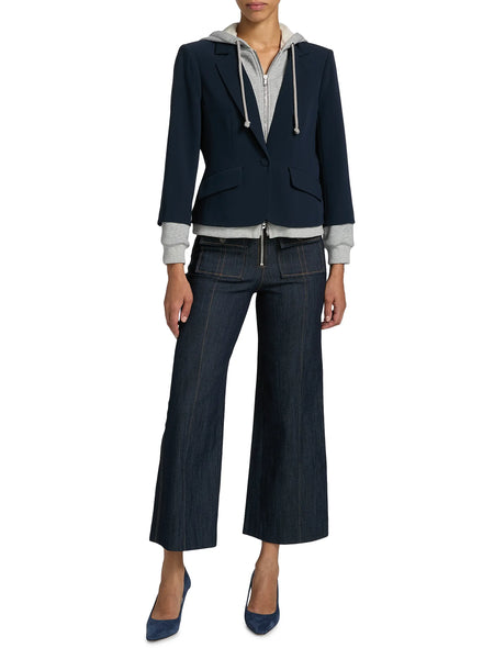 The Zip Up Le Petit Khloe Navy