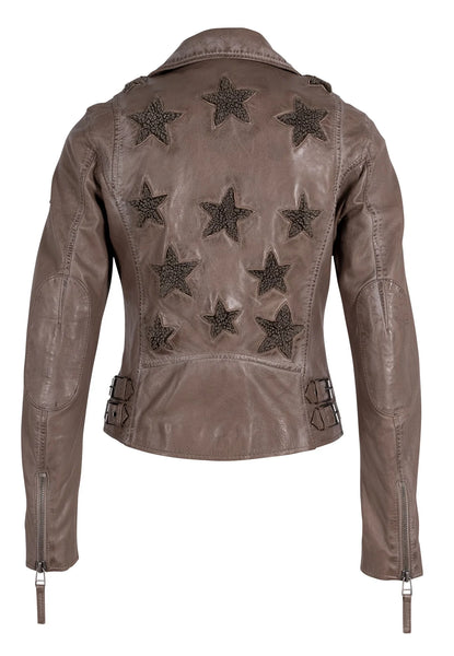 The Christy Taupe Shearling Stars