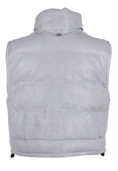 The Ellice Perforated Leather Vest