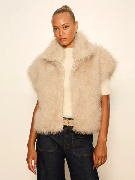 The Silky Fur Vest