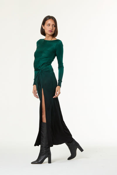Senna Dress // Rainforest Black Ombre