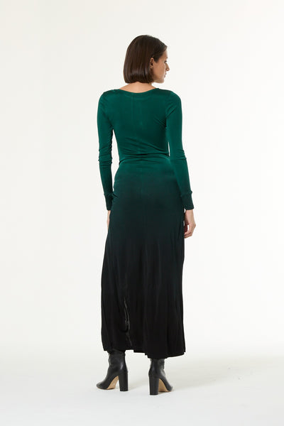 Senna Dress // Rainforest Black Ombre