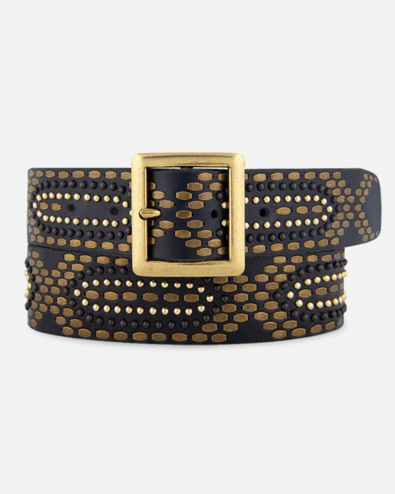 The Daya Studded Leather Belt