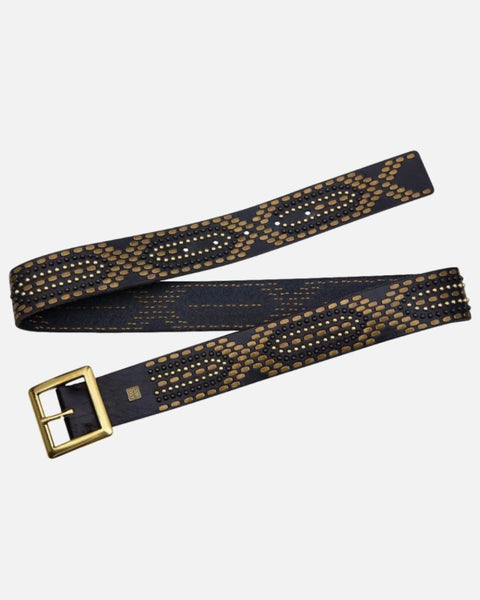 The Daya Studded Leather Belt