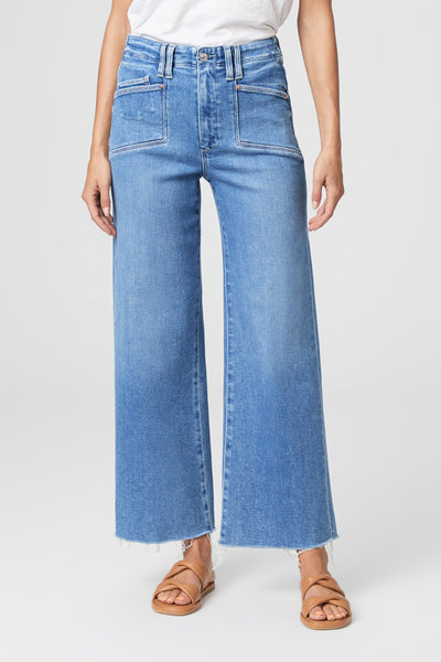 Anessa W/ Set In Pockets + Raw Hem - Sunnie Distressed