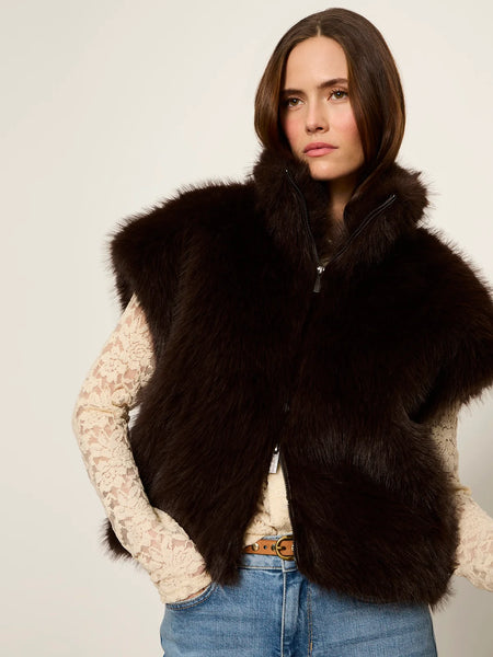 The Silky Fur Vest