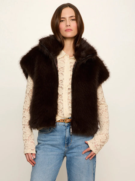 The Silky Fur Vest