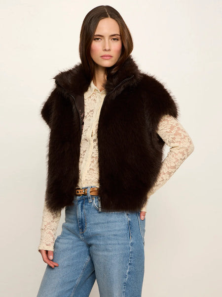 The Silky Fur Vest