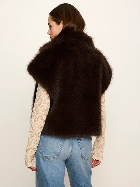 The Silky Fur Vest