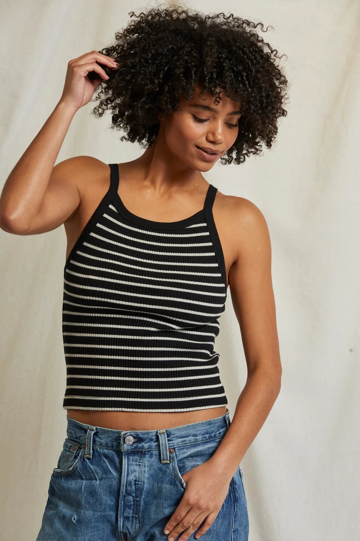 The Bonnie Rib Stripe Tank