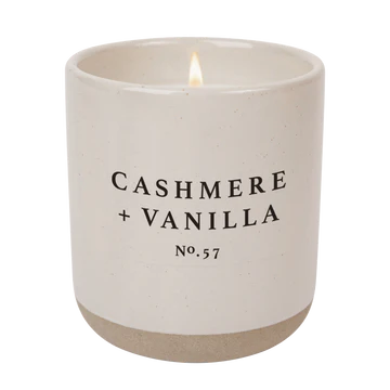 The Cashmere & Vanilla Soy Candle