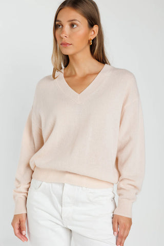 The Malibu Cashmere V Neck