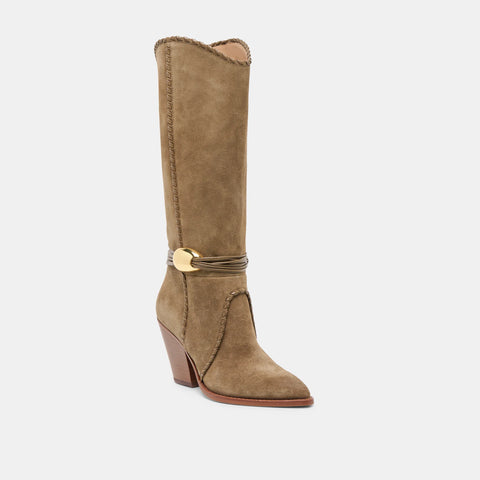 The Jody Boots Taupe Suede