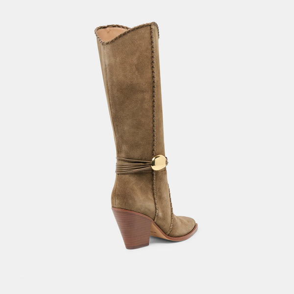 The Jody Boots Taupe Suede