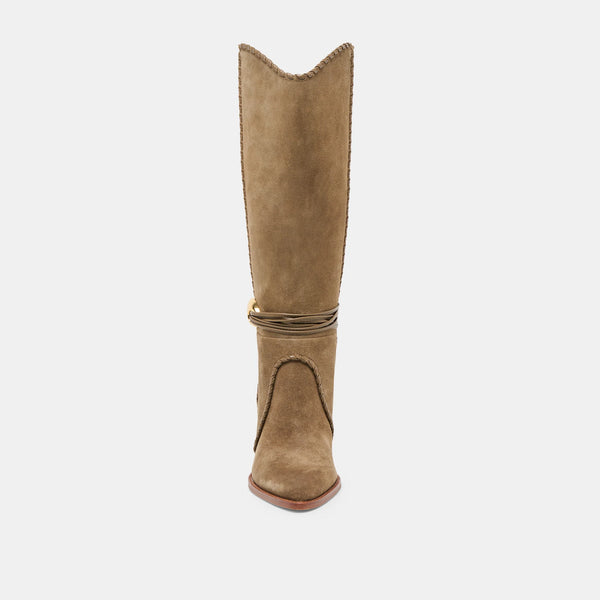 The Jody Boots Taupe Suede