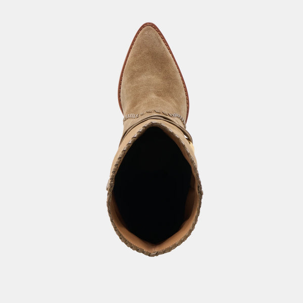 The Jody Boots Taupe Suede