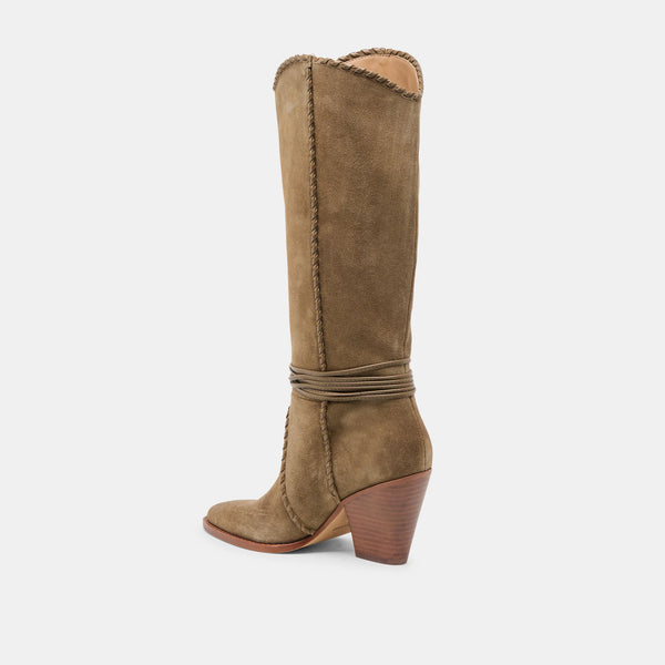 The Jody Boots Taupe Suede