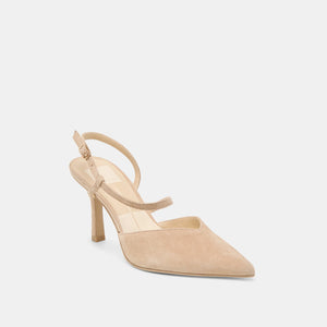 The Kamra Heels Camel Suede - NEW!