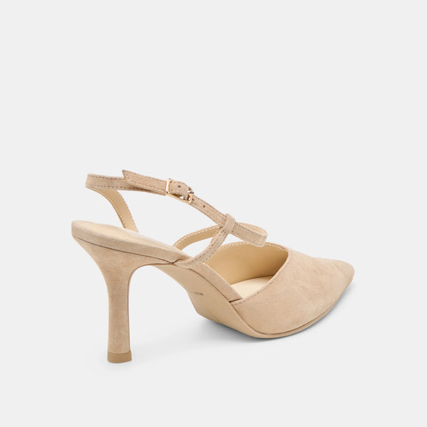 The Kamra Heels Camel Suede - NEW!