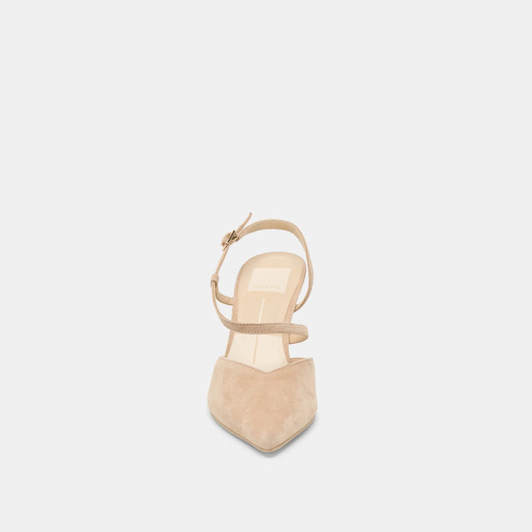 The Kamra Heels Camel Suede - NEW!