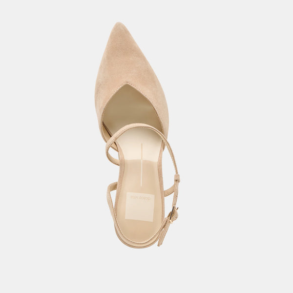 The Kamra Heels Camel Suede - NEW!