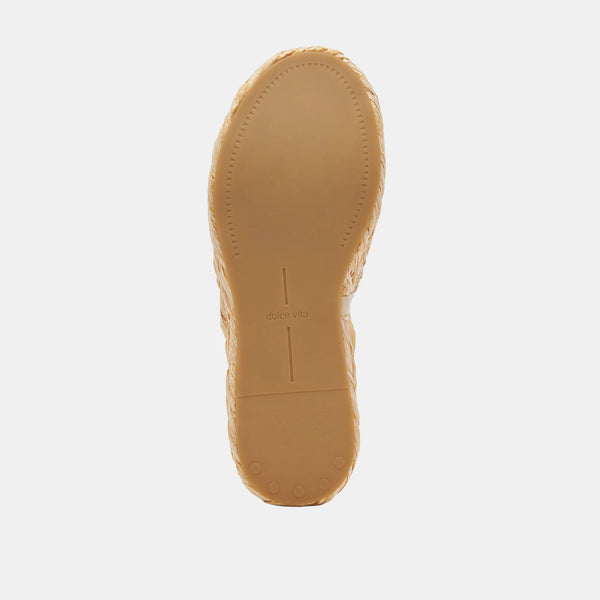 The Chavi Light Natural Raffia Sandals