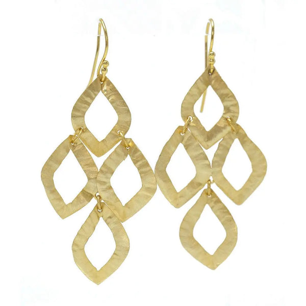 The Cabo Iris Earring in Gold