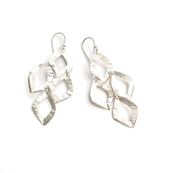 The Cabo Iris Earring in Silver