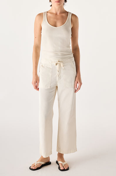 EASY DRAWSTRING SLOUCH CROP