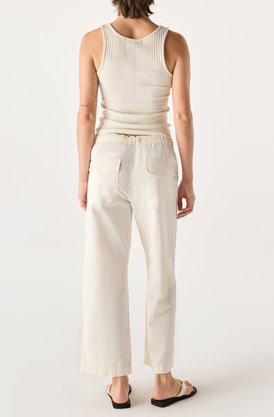 EASY DRAWSTRING SLOUCH CROP