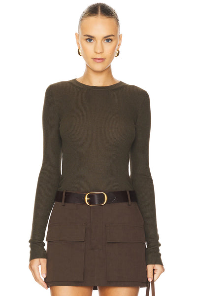 The Silk Knit Longsleeve Crew
