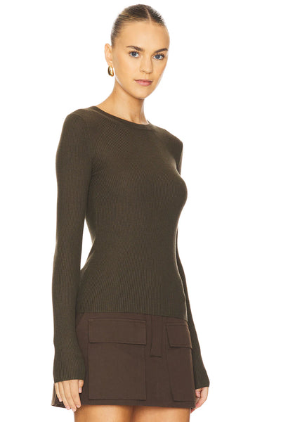 The Silk Knit Longsleeve Crew