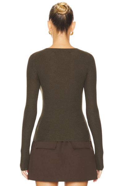 The Silk Knit Longsleeve Crew