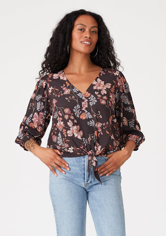 The Pacific Grove Floral Print Top
