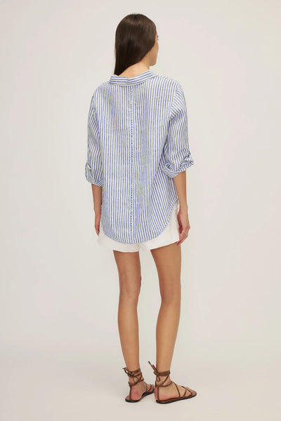 The Garcia Royal Striped Shirt
