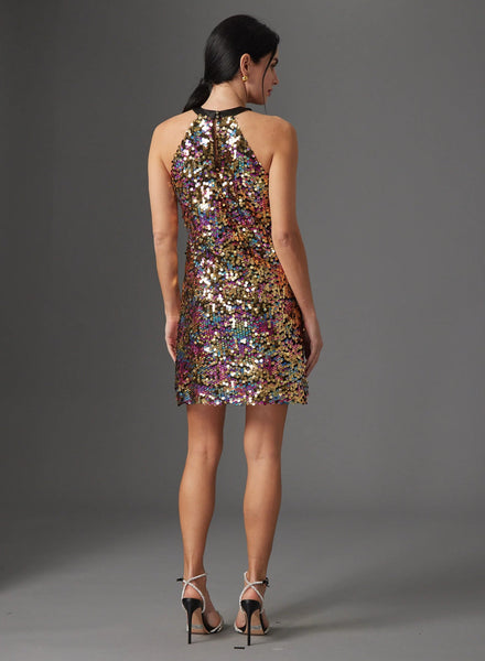 The Ultimate Multi Sequin Dress