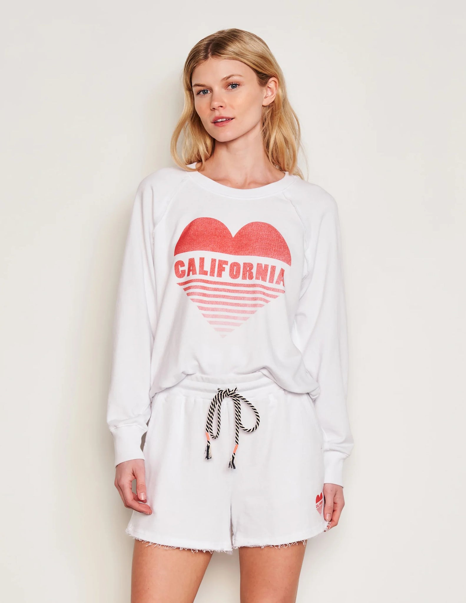 The California Heart Raglan Sweatshirt