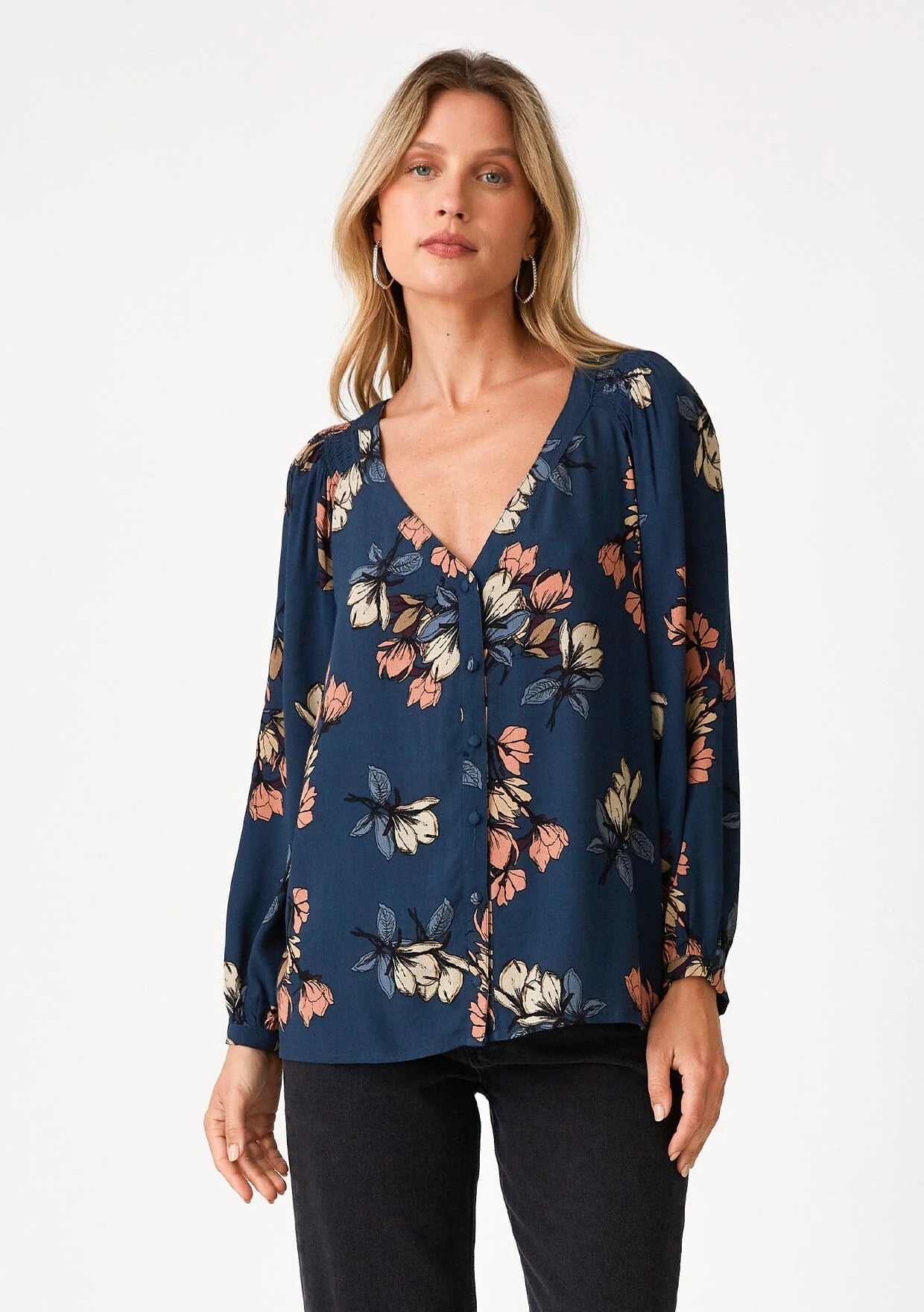 The Napa Floral Blouse
