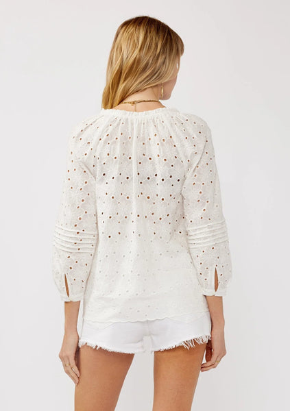 The Beach Breeze Eyelet Top