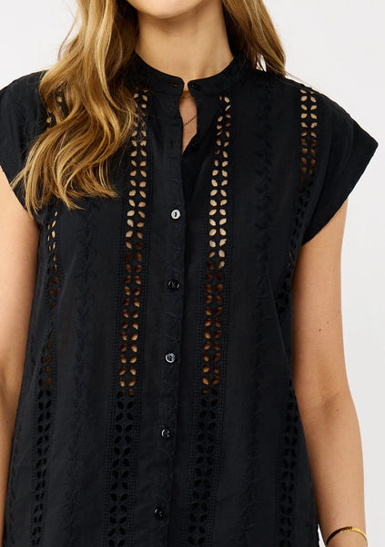 The Coastal Embroidered Camp Shirt