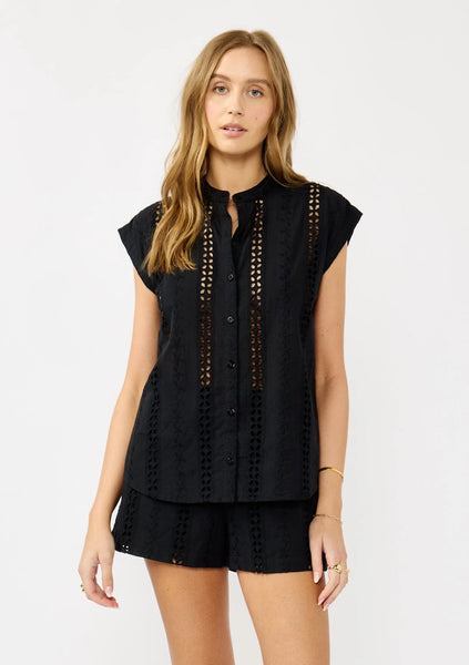 The Coastal Embroidered Camp Shirt