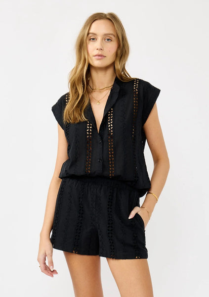 The Coastal Embroidered Pocket Short