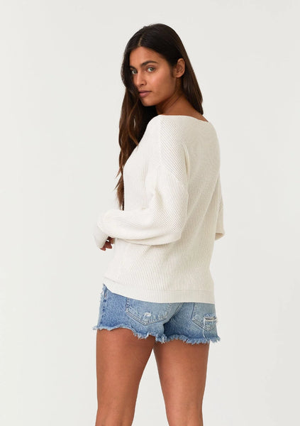 The Cozy Sea Breeze Shoulder Pullover
