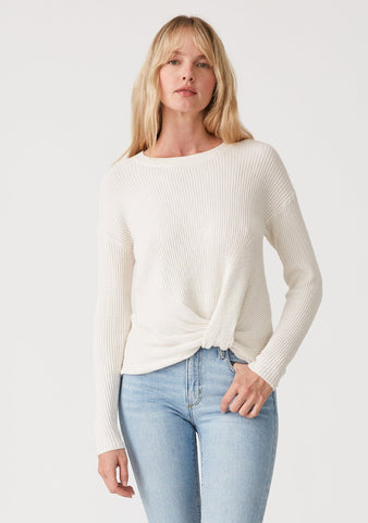 The Tatiana Twist Front Sweater