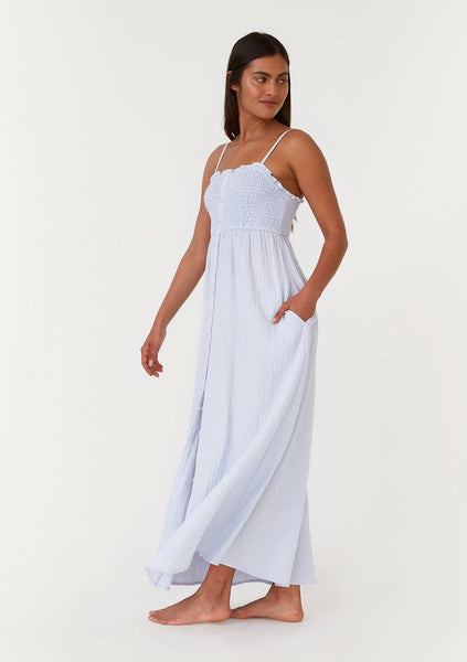 The Azure Gauze Dress