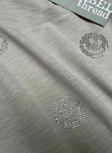 The Ava Crystal Smiles Tee