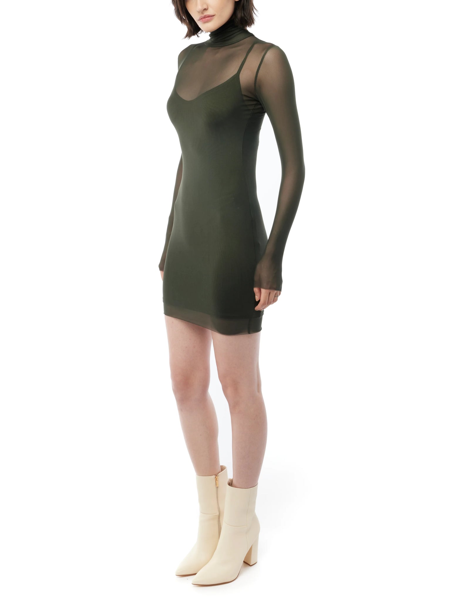 The Porsche Dress Olive